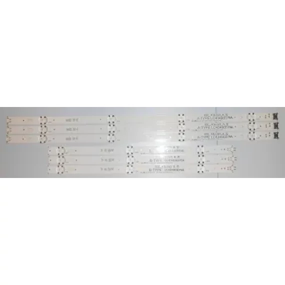 LED-TV361 Háttérvilágítás LG 43coll LED TV-be 4+3LED 6db/cs. (3A+3B)