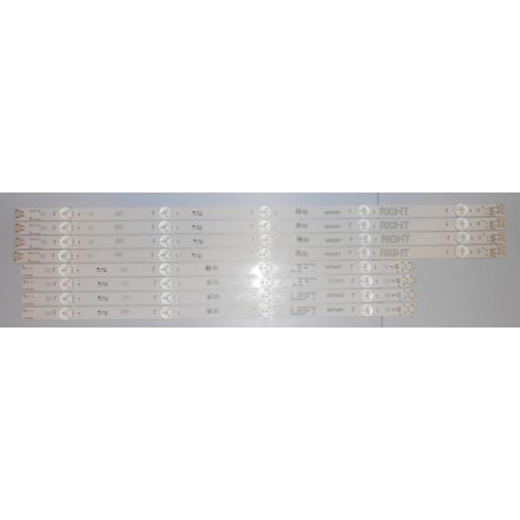 LED-TV366 Háttérvilágítás LG 49coll LED TV-be 5+4LED 8db/cs (4R+4L)