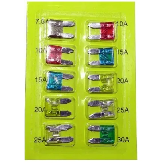 BEZ4007T Autós biztosíték készlet 10db MINI