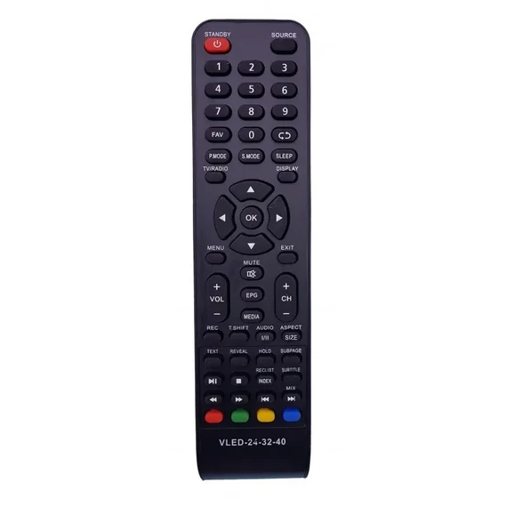 PIL6322 Utángyártott távirányító STARLIGHT,VORTEX,ORION, LED TV-hez T32DLED(V6)