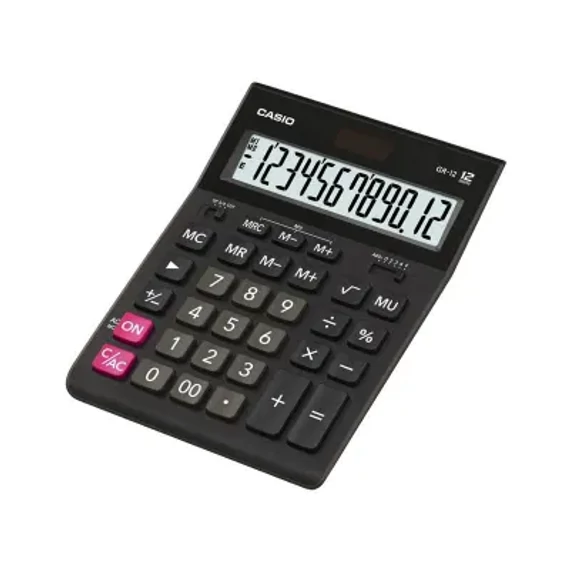 KOM1101A-1 CASIO Nagyméretű irodai számológép, fekete színű GR-12