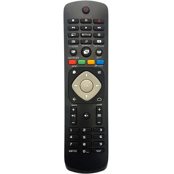PIL6282A YKF348-005 Utángyártott PHILIPS Smart LED TV távirányító, NETFLIX