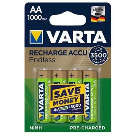 BAT-VA01 VARTA Ni-Mh Akkumulátor AA 1000mAh 4db/bliszter