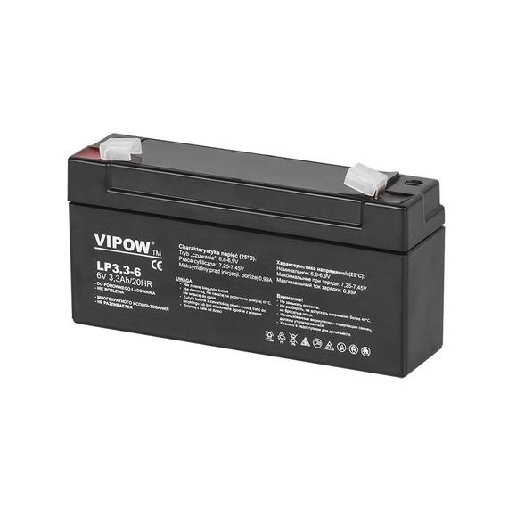 BAT0205 Akkumulátor 6V 3.3Ah termékdíj fizetve