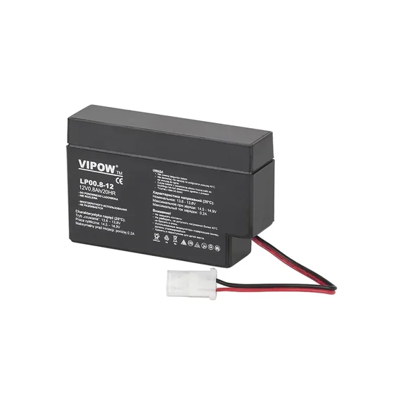 BAT0221 Zselés akkumulátor 12V 0.8Ah VIPOW