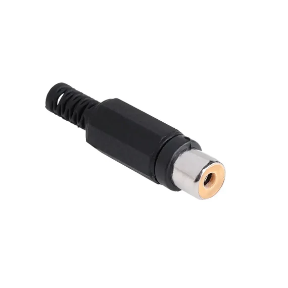 GNI0063A RCA műanyag lengőaljzat fekete