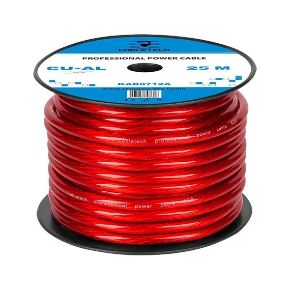 KAB0712A Tápkábel autóba 4Ga 10mm CU+Al