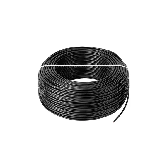 KAB0841 1 eres réz áramkábel, fekete színű 1x0,5mm2
