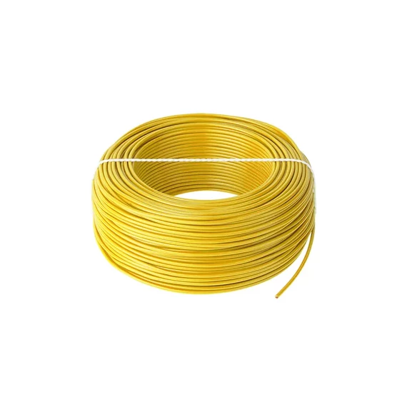 KAB0864 1 eres réz áramkábel, sárga színű 1x1.0mm2