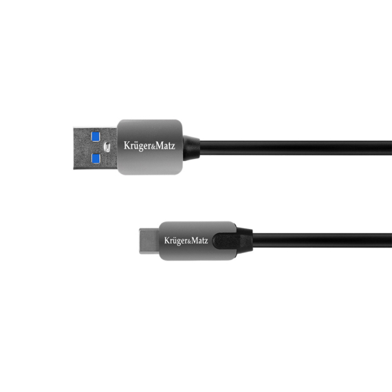 KM0347 Krüger&Matz USB 3.0 - USB C kábel, 0,5m