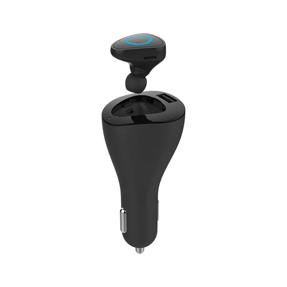 KM0397 Krüger&amp;Matz Bluetooth Headset autós töltővel, K1