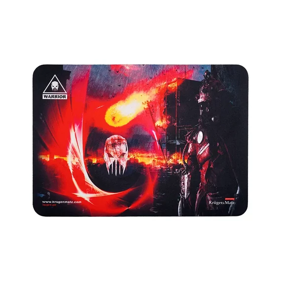 KM0767 Krüger&Matz Warrior GAMER egérpad 350x250mm
