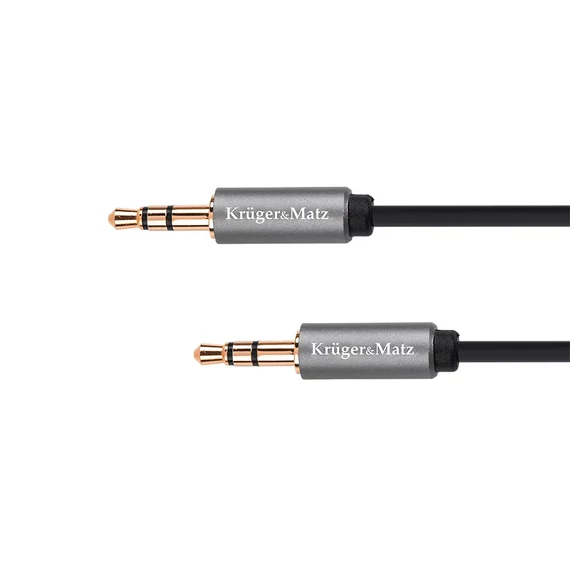 KM1228 Krüger&Matz 3,5mm jack dugó - dugó kábel 3m
