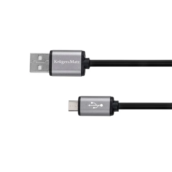 KM1236 Krüger&amp;Matz USB - Micro USB kábel, 1,8m