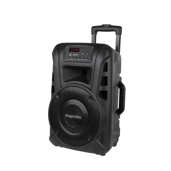 KM1710 Hordozható aktív hangfal,10coll 20W,USB/SD/BT/AUX/FM/MIC