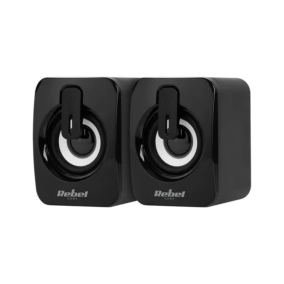 KOM1151 Multimédia hangszóró, 2x3W (USB) REBEL