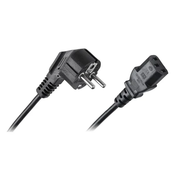 KPO2772-10 Számítógép hálózati kábel, 10m (földelt 3pin)