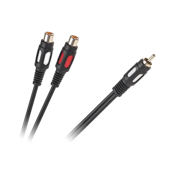 KPO3870 RCA dugó - 2RCA aljzat 25 cm