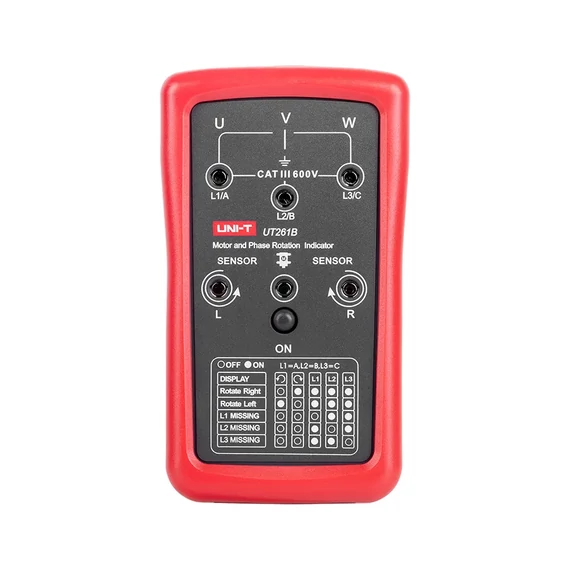 MIE0414 Fázis sorrend és motor forgásirány teszter UNI-T UT261B