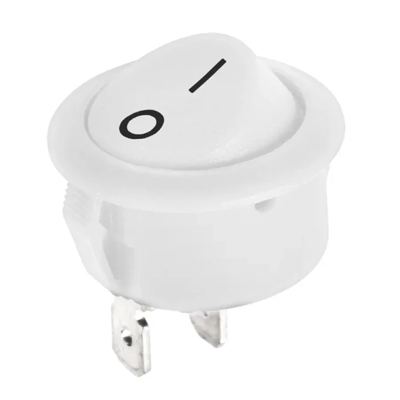 PRK0080 Kapcsoló R5 0-1 10A/250V fehér termékdíj fizetve