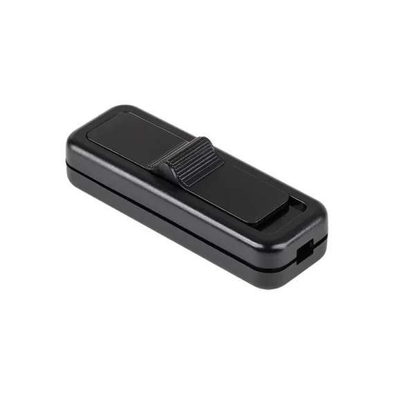 PRK0138 Kapcsoló vezetékre, fekete színű (lámpakapcsoló) 250V/2A