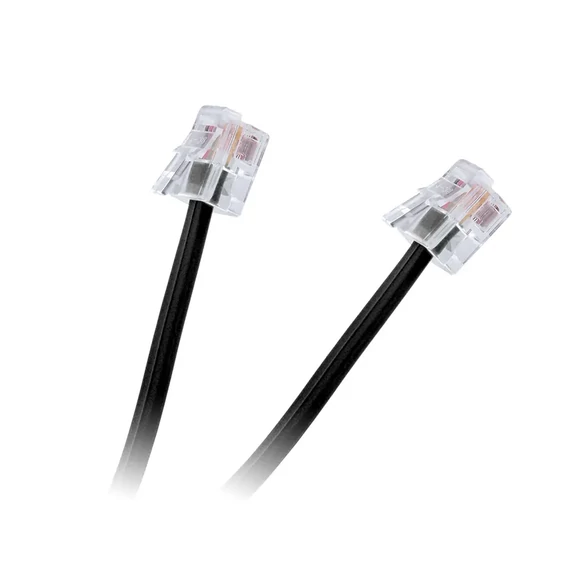 TEL0033A-20 Telefon vezeték 20m fekete