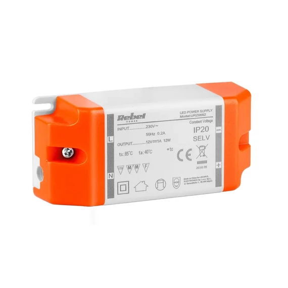 URZ0882 Tápegység LED szalaghoz, 12V 1A