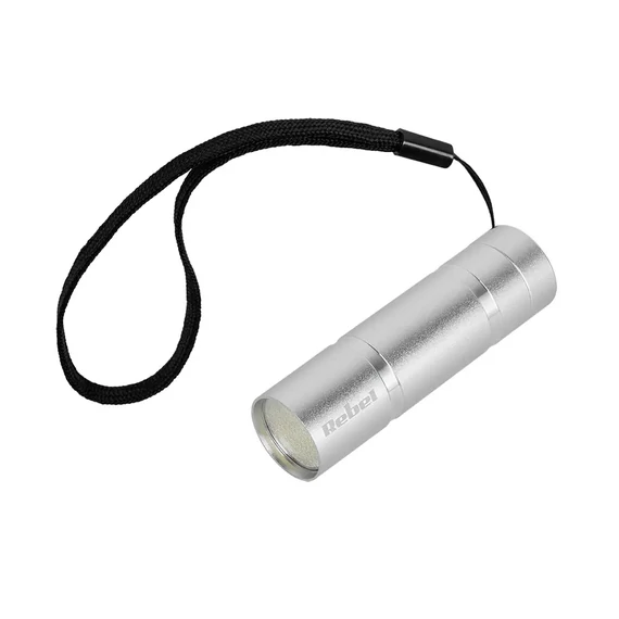 URZ0904 Zseblámpa 1W COB LED,ezüst színű VIPOW