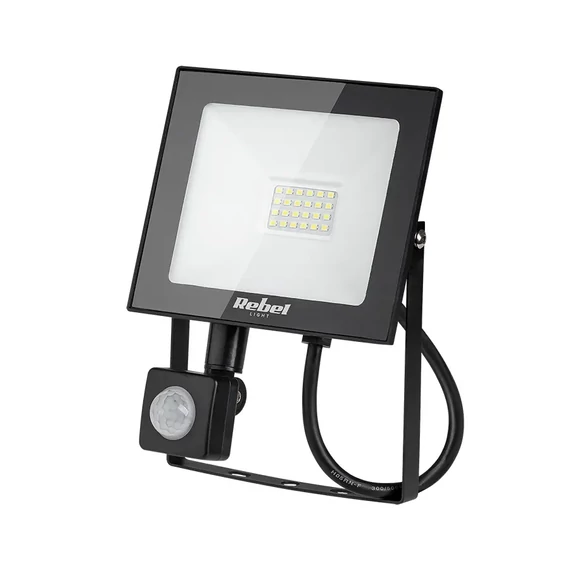 URZ3491 Mozgásérzékelős LED Reflektor 20W(24x2835SMD) 3000k 1600lm