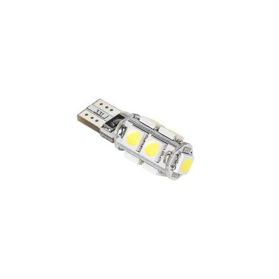 ZAR0299 Autós LED izzó, T10, 9x5050SMD LED 2,1W 2db/cs.