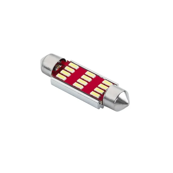 ZAR0384 Autós LED izzó, Sofita 41mm CANBUS, 12LED 1,35W 2db/cs.