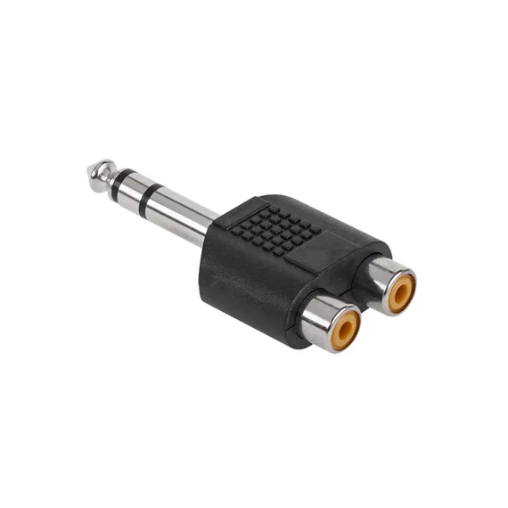 ZLA0300 JACK dugó 6,3 stereo-2RCA aljzat