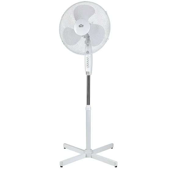 Álló ventilátor, fehér színű, 40cm átmérő, 45W