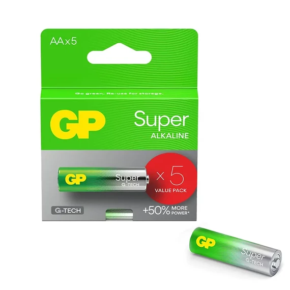 BAT-GP06 GP Super AA R06 Alkáli elem, 5db/bliszter