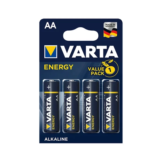 BAT0232 VARTA ENERGY AA alkáli elem, R06 4db/bliszter
