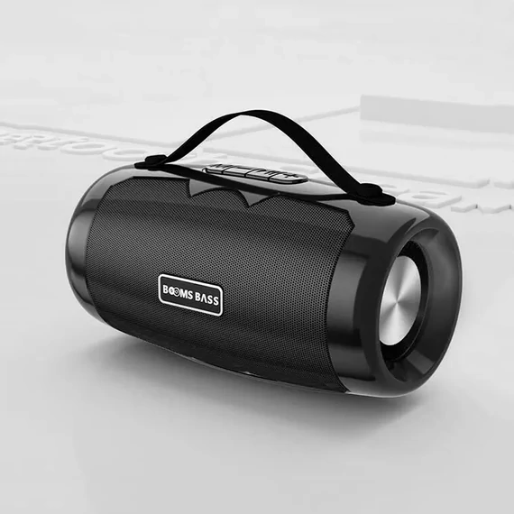 Booms Bass Bluetooth hangszóró, fekete színű, 5W
