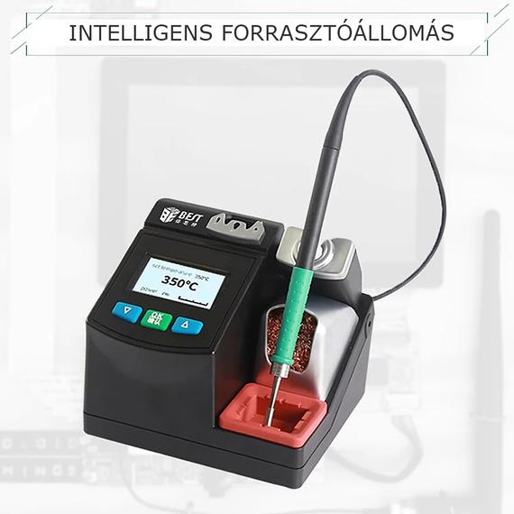 BST-210 SMD forrasztóállomás, LCD kijelzővel, 50-520°C, 130W