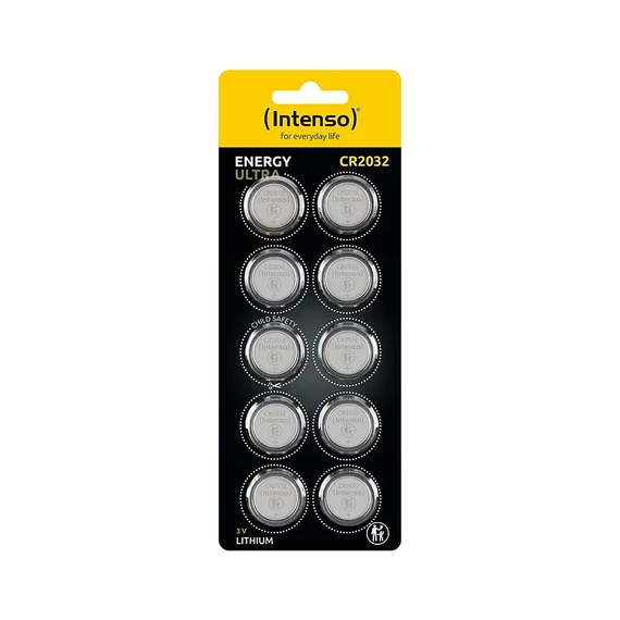 Intenso CR2032 3V líthium gombelem, 10db/bliszter
