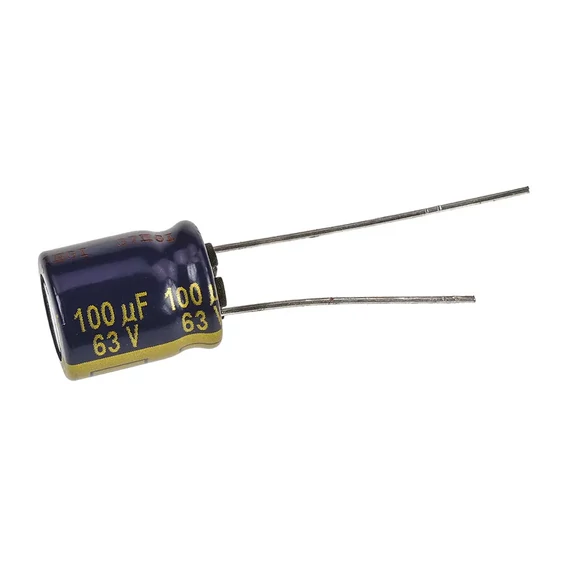 KON100uF/63V,105°, 8x15mm 10db/cs Panasonic