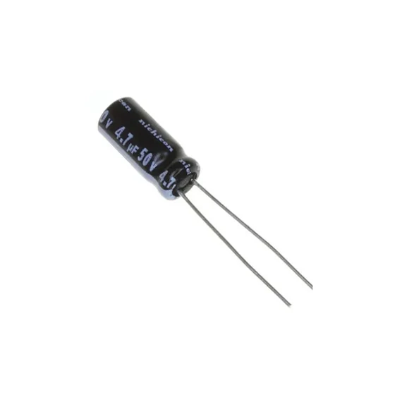 KON4,7 uF/50V 105° 5db/cs Bipoláris