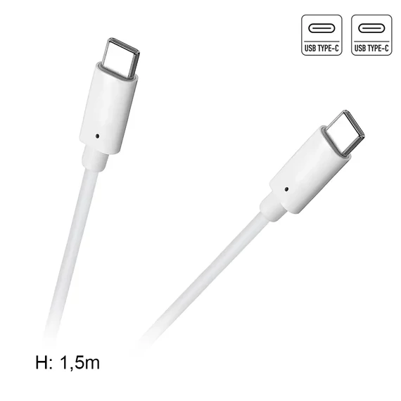 KPO4025-1.5 USB kábel, USB 3.0 Type-C dugó - dugó kábel, 1,5m