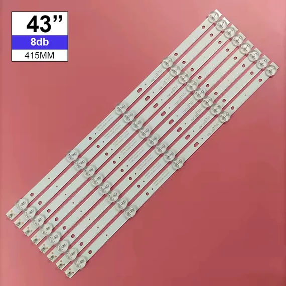 LED-TV068 Háttérvilágítás PANASONIC 43coll LED TV-be, 5LED 3V, 8db/csomag