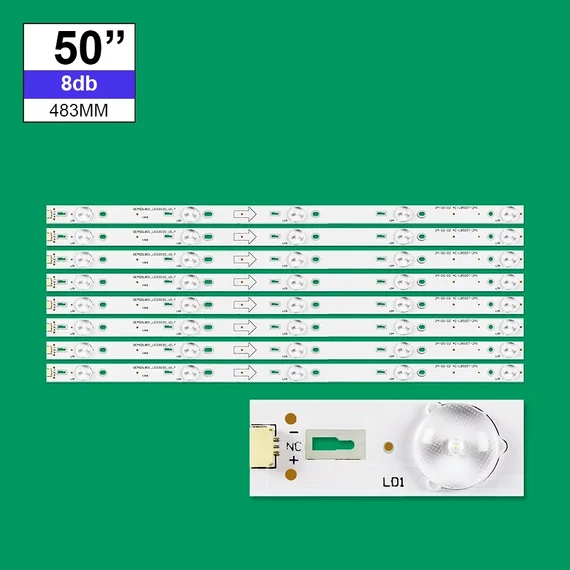 LED-TV117 Háttérvilágítás TCL,KONKA,VIEWS 50coll LED TV-be 5LED 6V 8db/cs