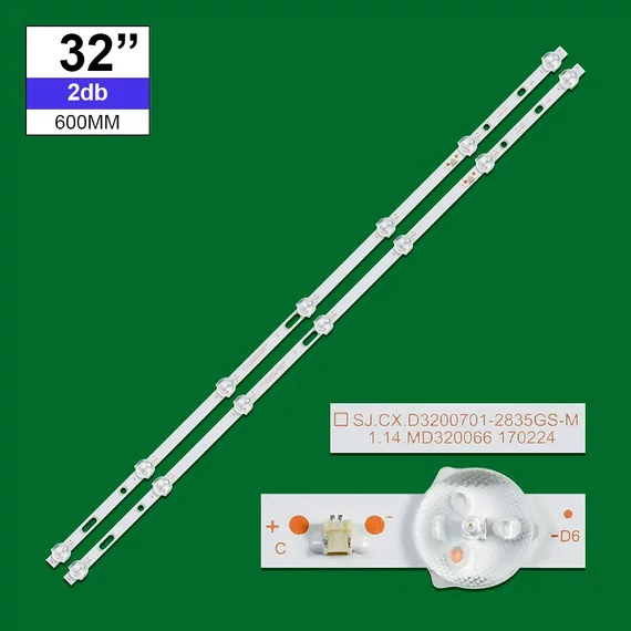 LED-TV233 Háttérvilágítás TCL 32coll LED TV-be 7LED 2db/cs