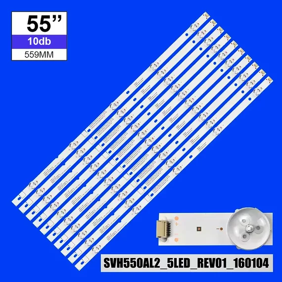 LED-TV246 Háttérvilágítás INSIGNIA 55coll LED TV-be 5LED 10db/cs.