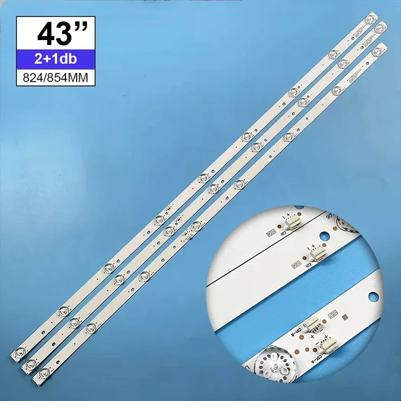 LED-TV323 Háttérvilágítás TCL 43coll LED TV-be 9+8LED 2+1db/cs