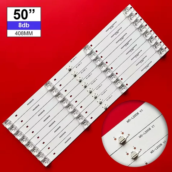 LED-TV681 Háttérvilágítás LG, Hisense 50coll LED TV-be, 4LED 6V, 8db/csomag