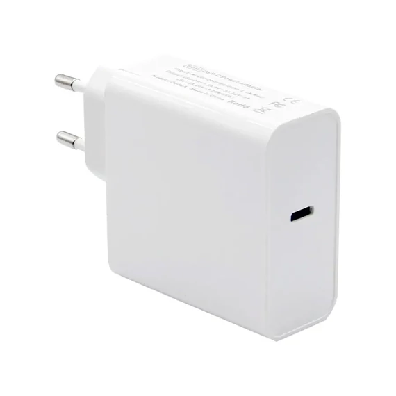 ML0003F Hálózati gyorstöltőtöltő, fehér színű, Type-C aljzat 65W