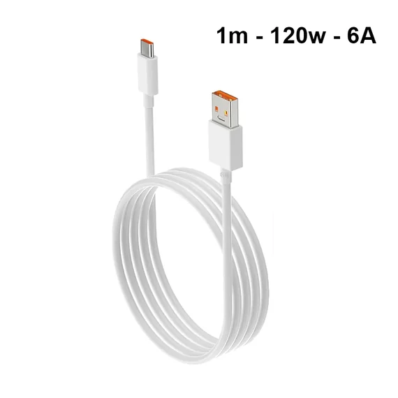 ML0800C USB kábel, USB dugó - Type-C dugó, 120W 6A, 1m