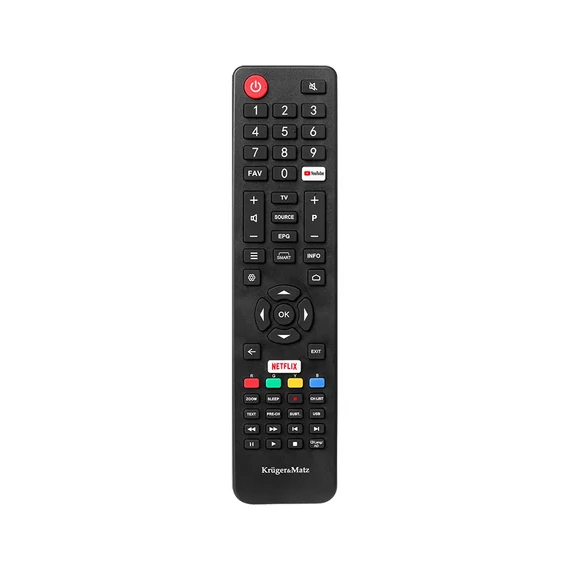 PIL0362 Távirányító Krüger&amp;Matz KM0232-S5, KM0240-S5, KM0258-S5 SMART TV-hez